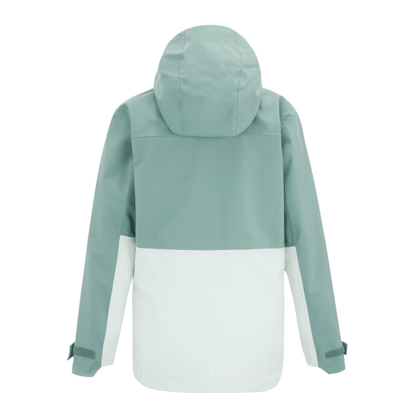 Ivy Moss-Ocean Mist - Back - Regatta Childrens-Kids Highton Monochrome Waterproof Jacket