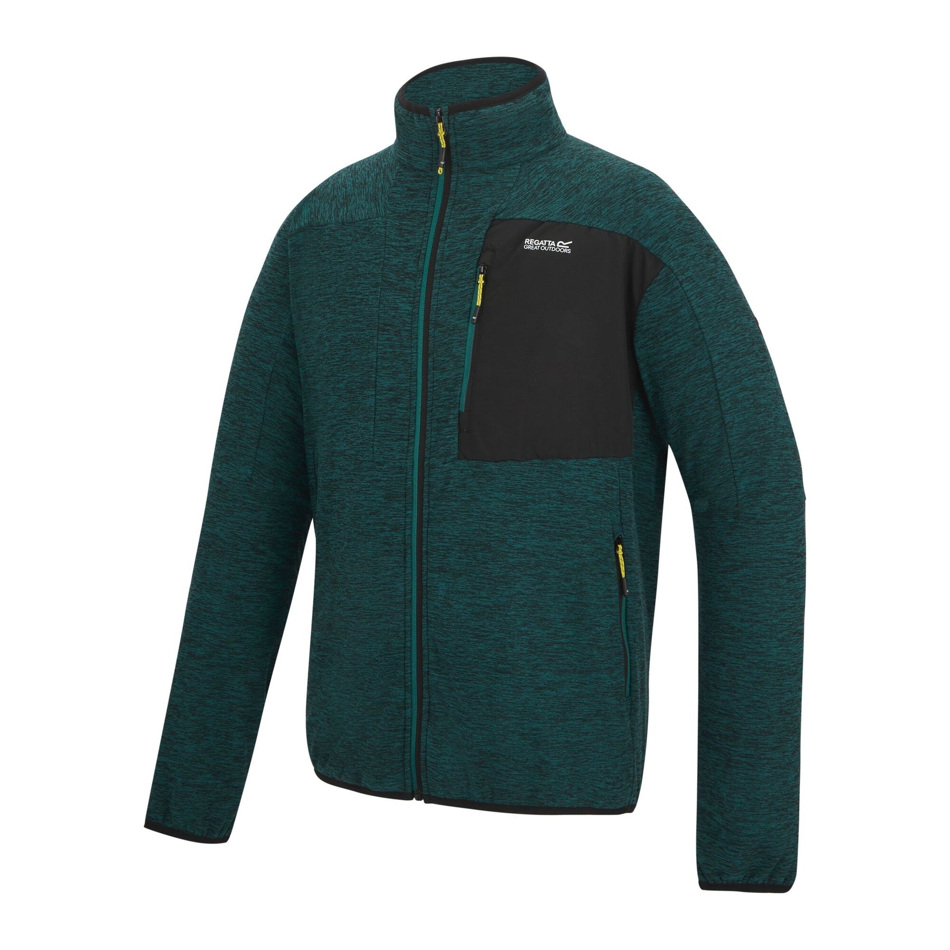 Mediterranean Green - Side - Regatta Mens Scaris Full Zip Fleece Jacket