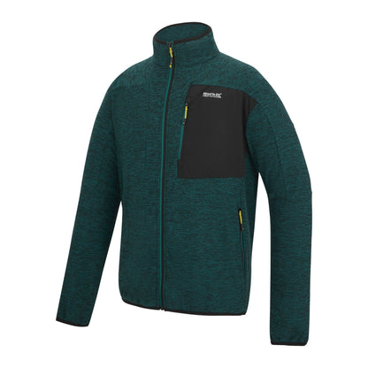 Mediterranean Green - Side - Regatta Mens Scaris Full Zip Fleece Jacket