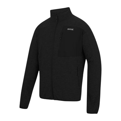 Ash - Side - Regatta Mens Scaris Full Zip Fleece Jacket
