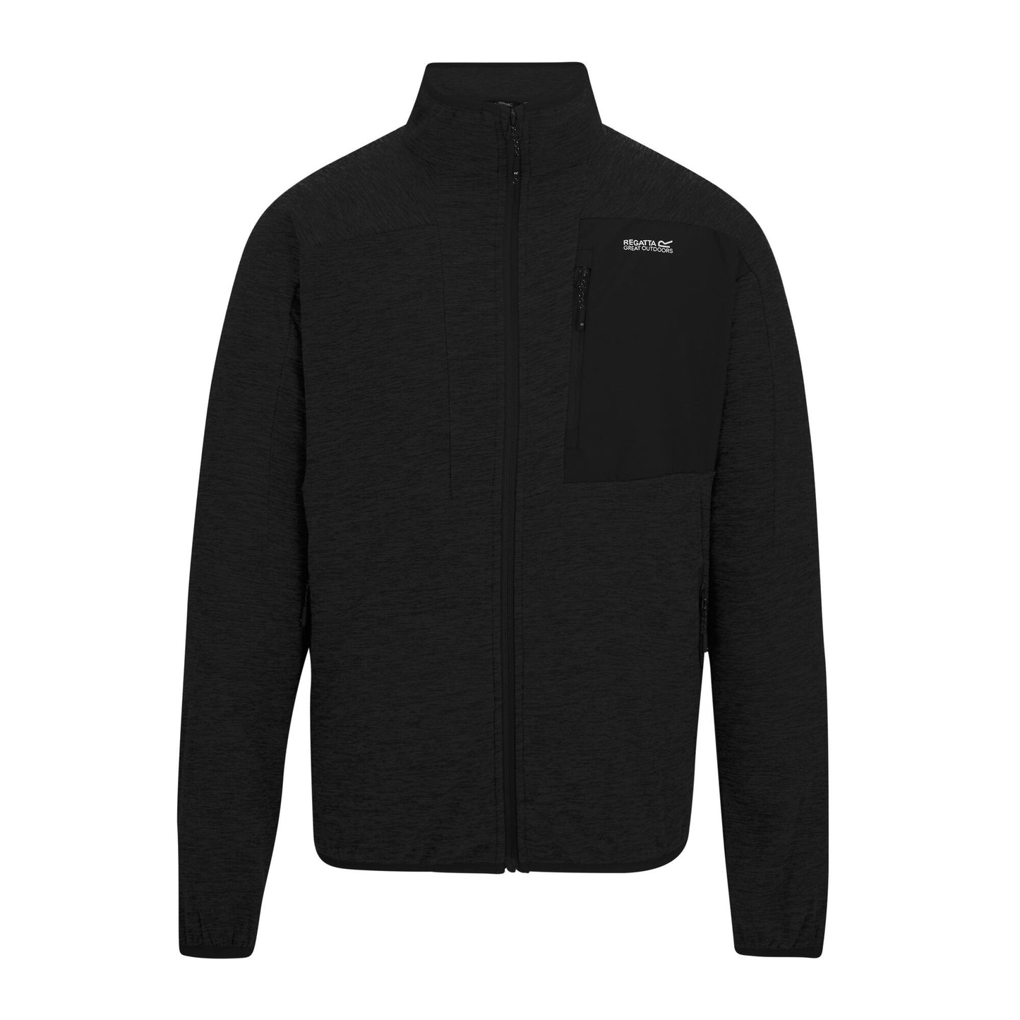 Ash - Front - Regatta Mens Scaris Full Zip Fleece Jacket