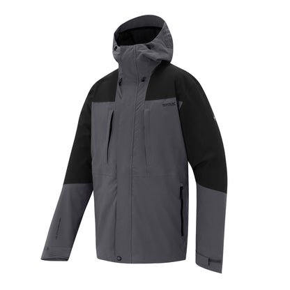 Storm Grey-Black - Side - Regatta Mens Freesdale Waterproof Jacket