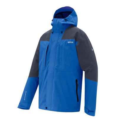 Olympian Blue-Night Sky - Side - Regatta Mens Freesdale Waterproof Jacket