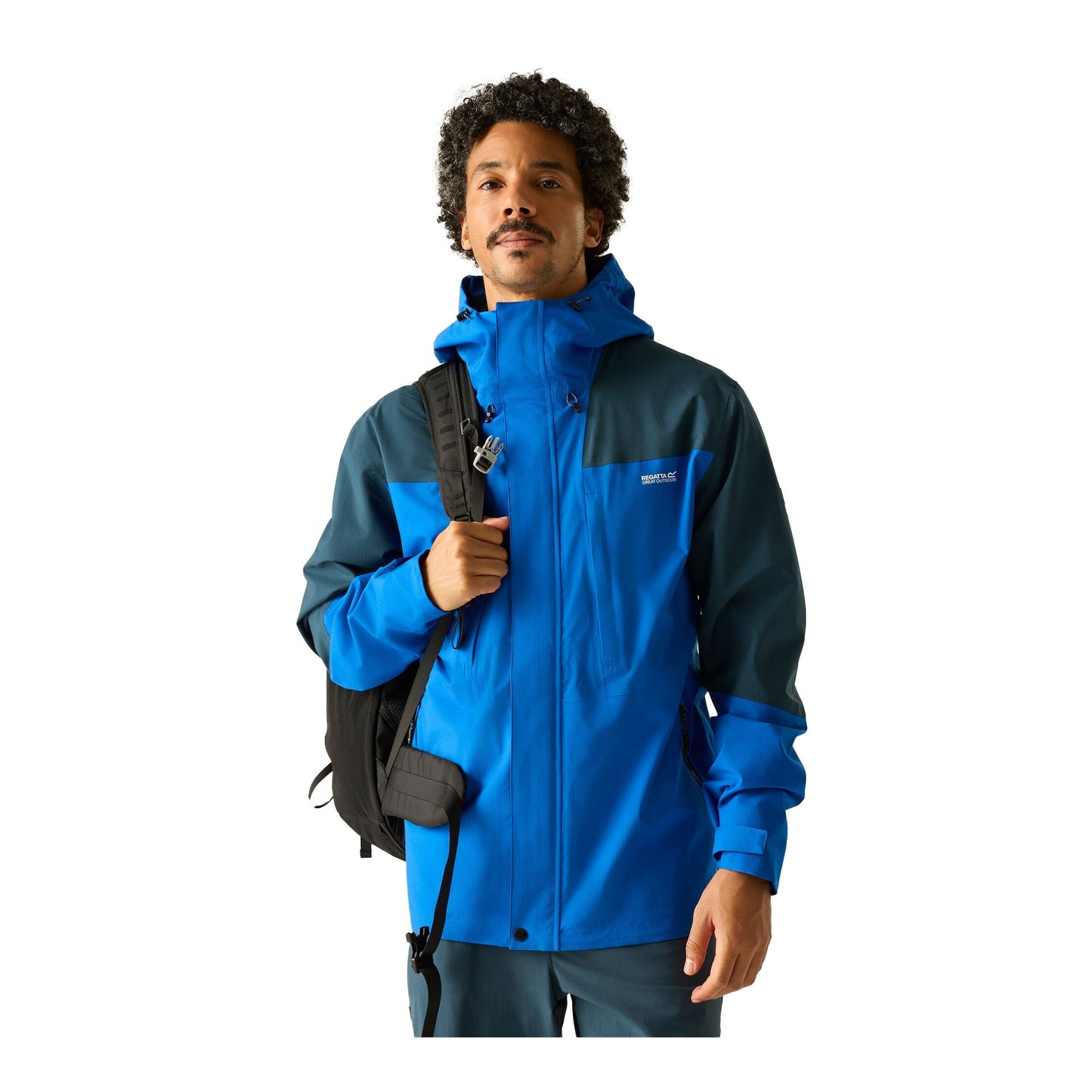 Olympian Blue-Night Sky - Lifestyle - Regatta Mens Freesdale Waterproof Jacket