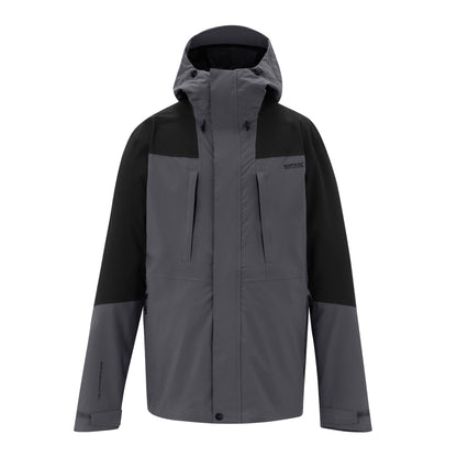 Storm Grey-Black - Front - Regatta Mens Freesdale Waterproof Jacket