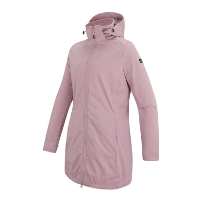 Powder Lilac - Side - Regatta Womens-Ladies Carisbrooke Softshell Waterproof Jacket