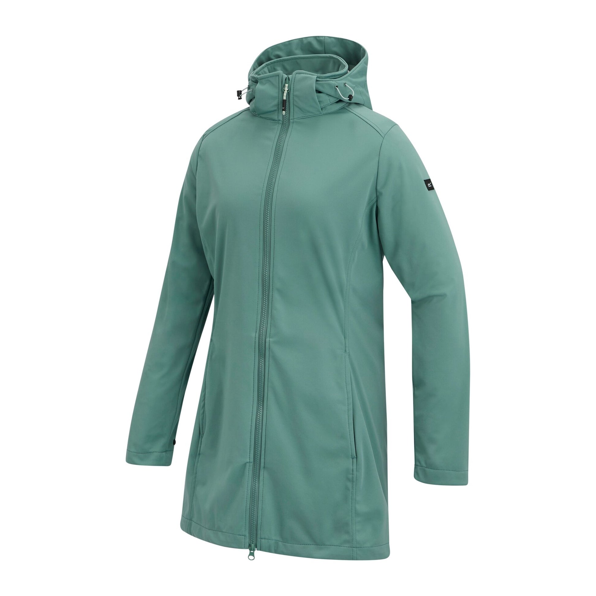 Ivy Moss - Side - Regatta Womens-Ladies Carisbrooke Softshell Waterproof Jacket