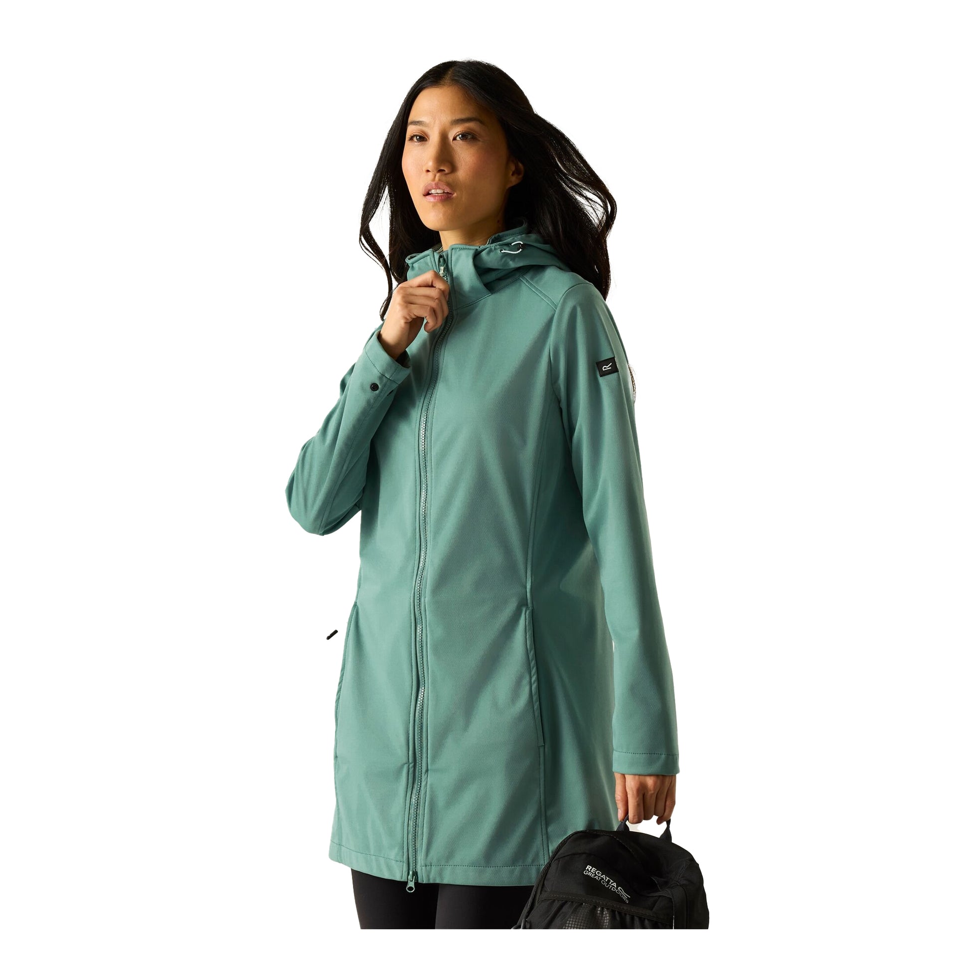 Ivy Moss - Lifestyle - Regatta Womens-Ladies Carisbrooke Softshell Waterproof Jacket