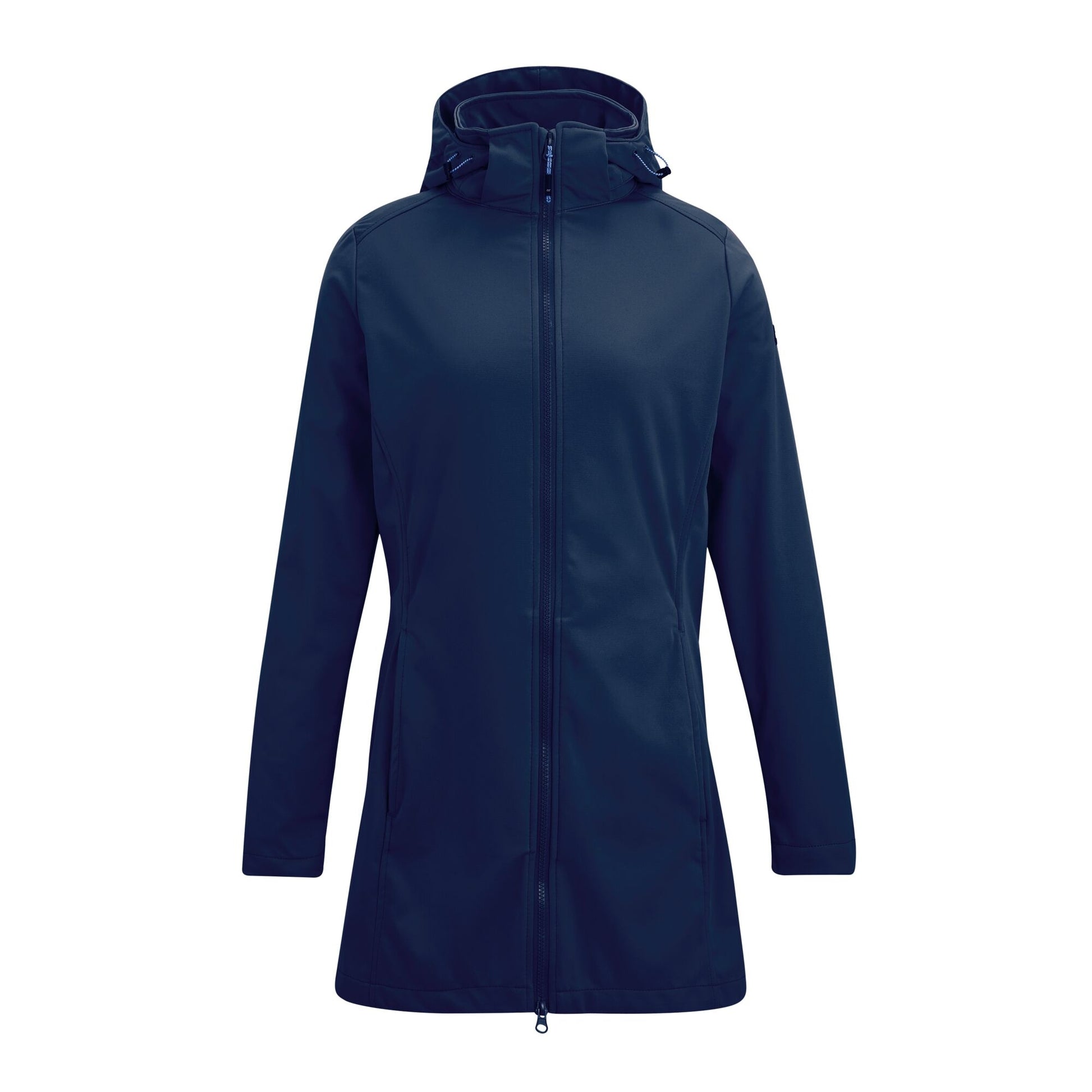 Navy Blue - Front - Regatta Womens-Ladies Carisbrooke Softshell Waterproof Jacket