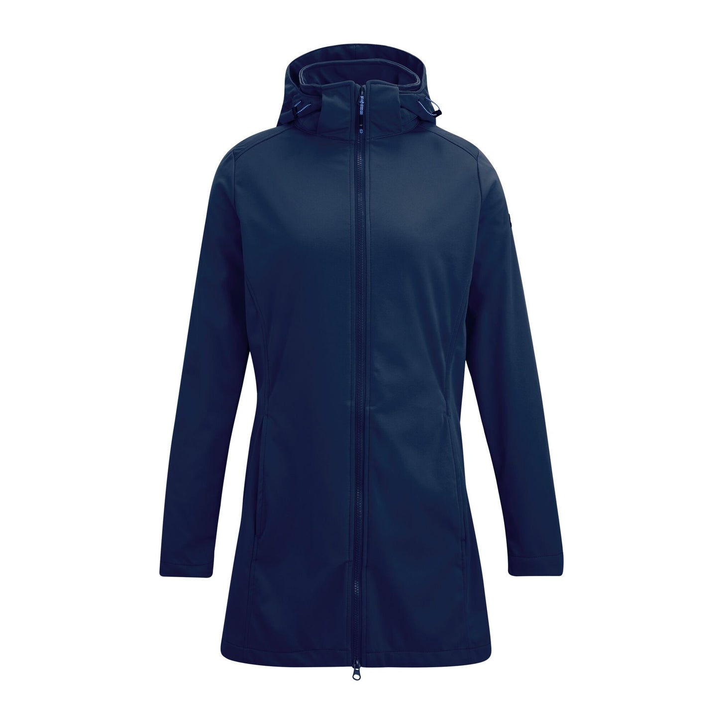 Navy Blue - Front - Regatta Womens-Ladies Carisbrooke Softshell Waterproof Jacket