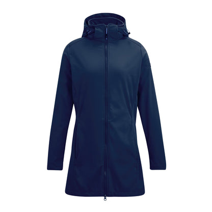 Navy Blue - Front - Regatta Womens-Ladies Carisbrooke Softshell Waterproof Jacket