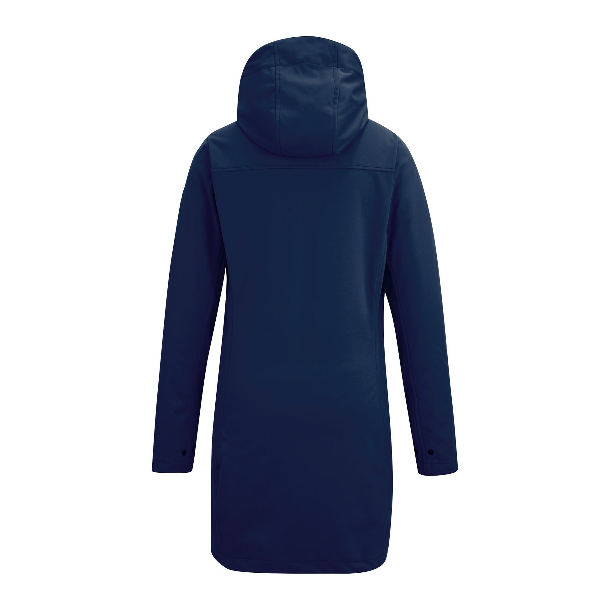 Navy Blue - Back - Regatta Womens-Ladies Carisbrooke Softshell Waterproof Jacket
