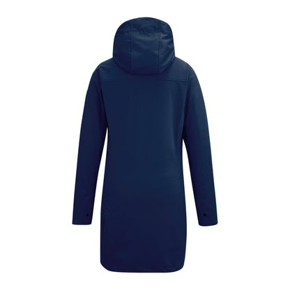 Navy Blue - Back - Regatta Womens-Ladies Carisbrooke Softshell Waterproof Jacket