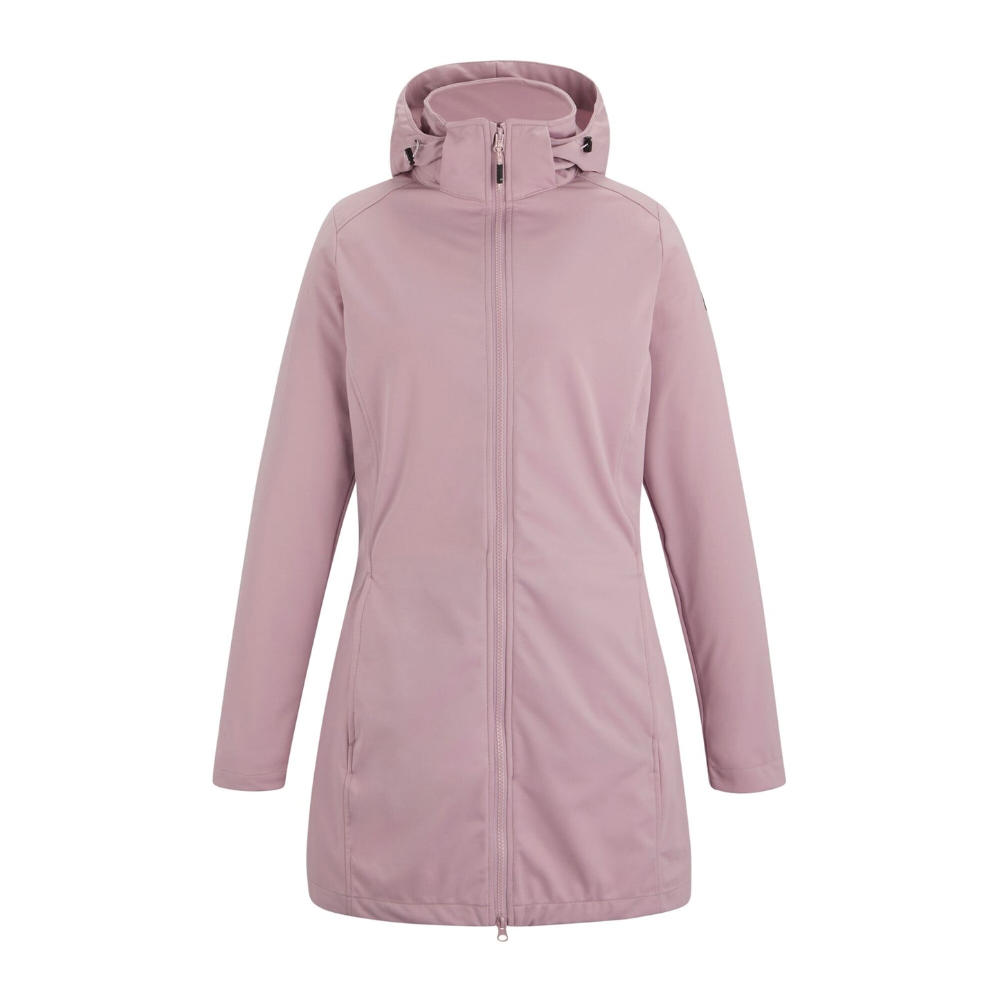 Powder Lilac - Front - Regatta Womens-Ladies Carisbrooke Softshell Waterproof Jacket