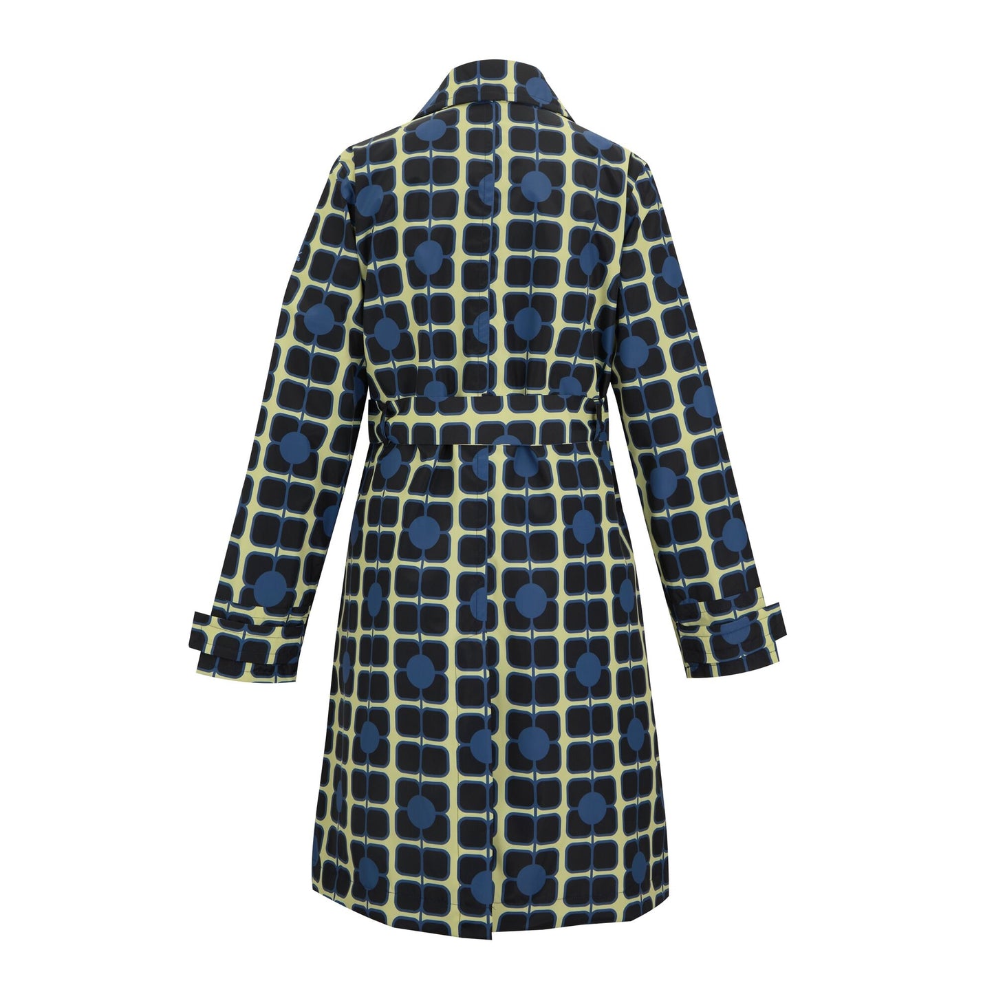 Navy - Back - Regatta Womens-Ladies Orla Kiely Waterproof Trench Coat