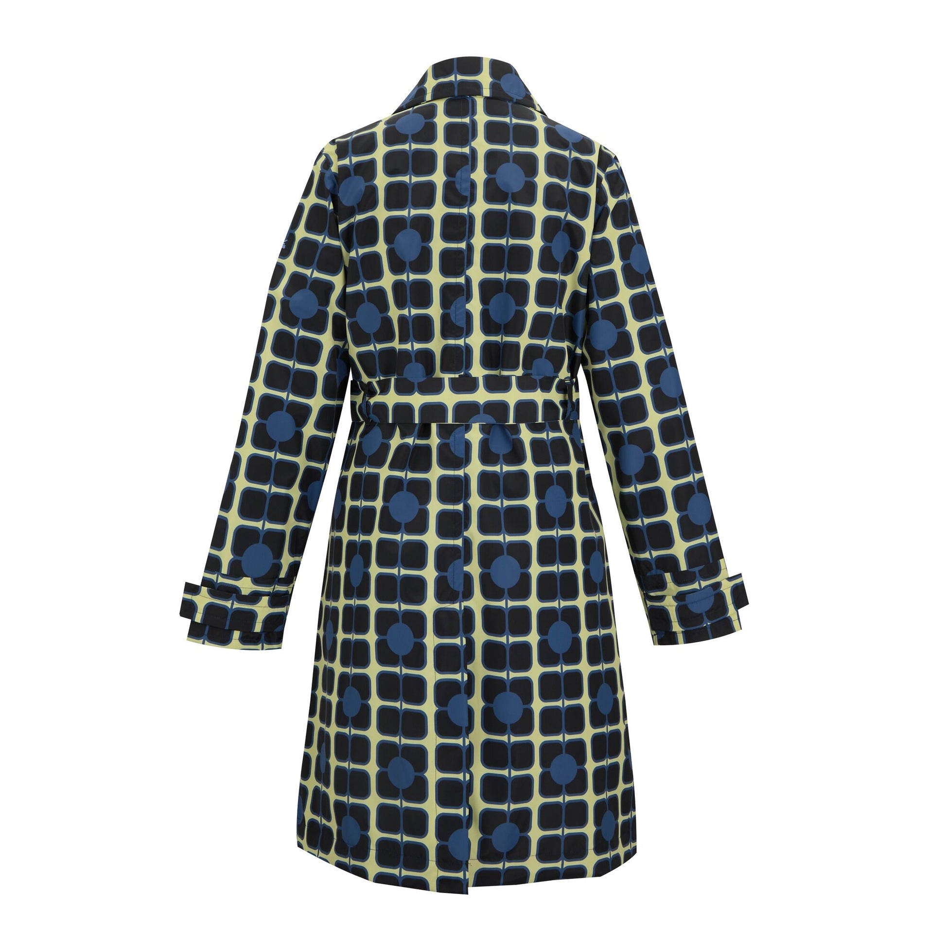 Navy - Back - Regatta Womens-Ladies Orla Kiely Waterproof Trench Coat