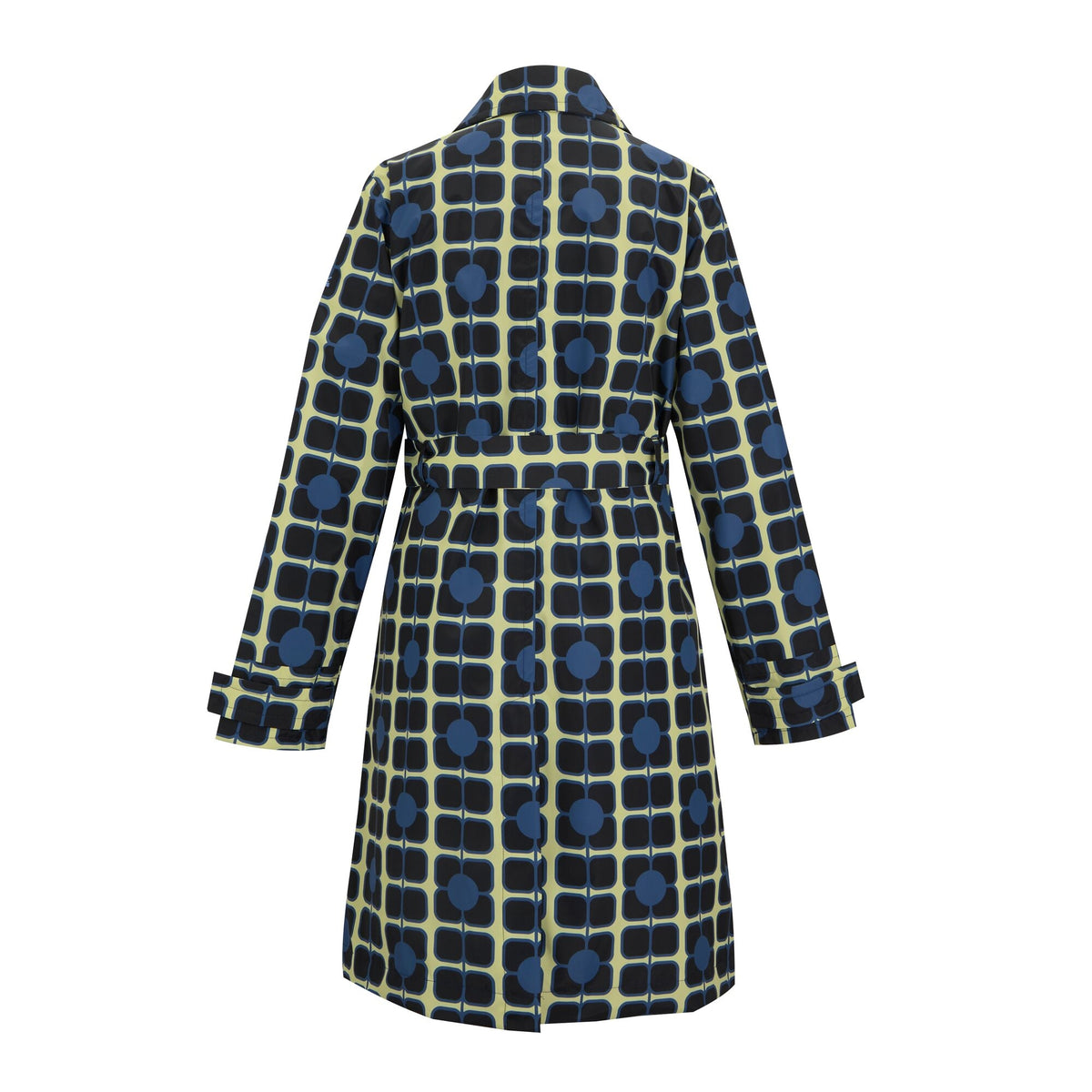 Navy - Back - Regatta Womens-Ladies Orla Kiely Waterproof Trench Coat