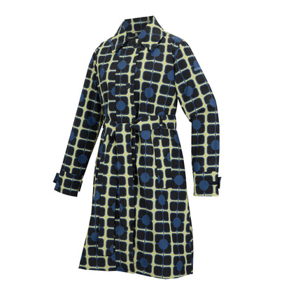 Navy - Side - Regatta Womens-Ladies Orla Kiely Waterproof Trench Coat