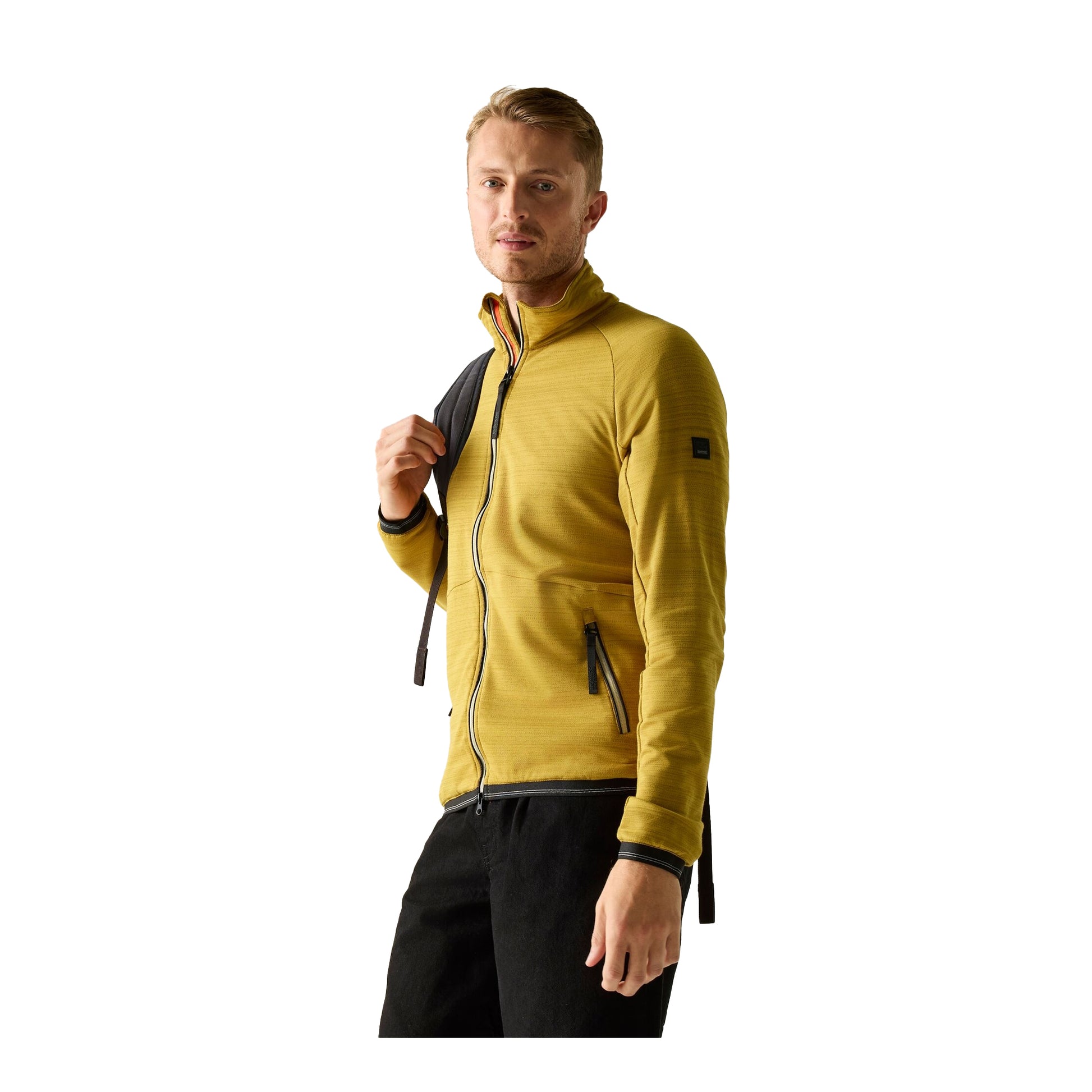 Wood Brown - Lifestyle - Regatta Mens Malton Full Zip Fleece Jacket
