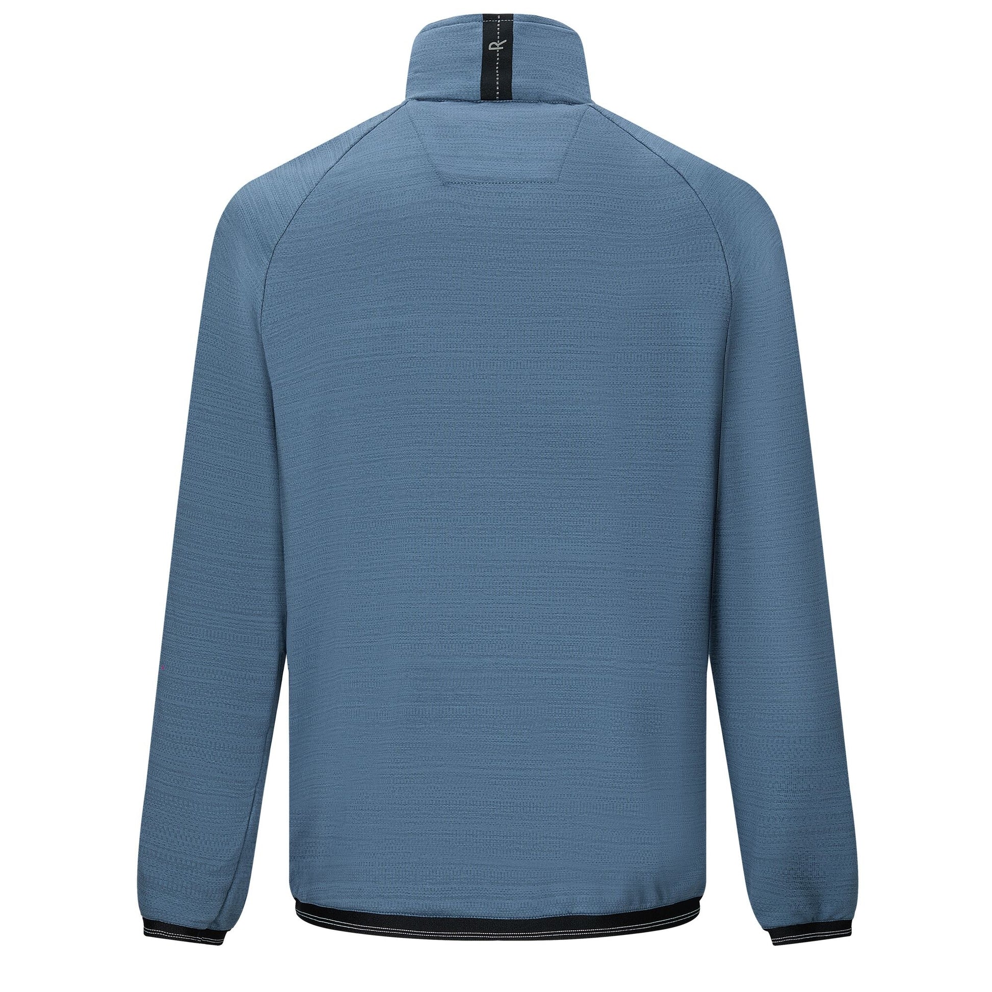 China Blue - Back - Regatta Mens Malton Full Zip Fleece Jacket