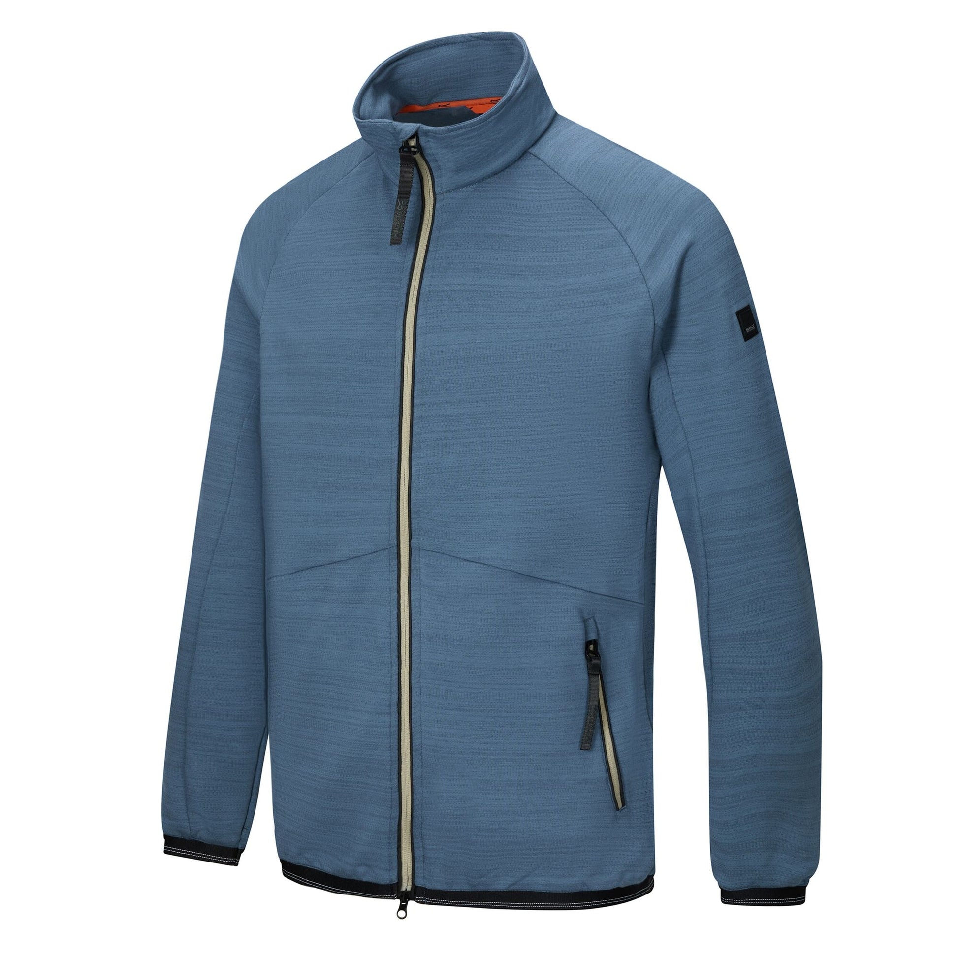 China Blue - Side - Regatta Mens Malton Full Zip Fleece Jacket