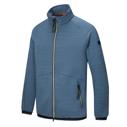 China Blue - Side - Regatta Mens Malton Full Zip Fleece Jacket