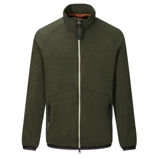 Dark Khaki - Front - Regatta Mens Malton Full Zip Fleece Jacket
