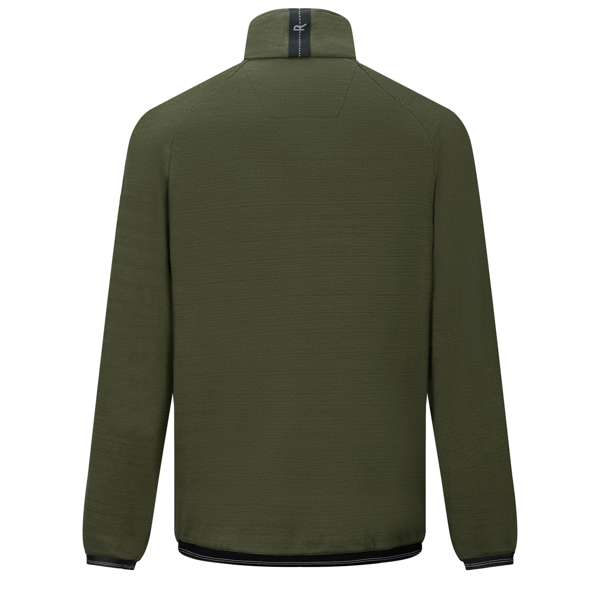 Dark Khaki - Back - Regatta Mens Malton Full Zip Fleece Jacket