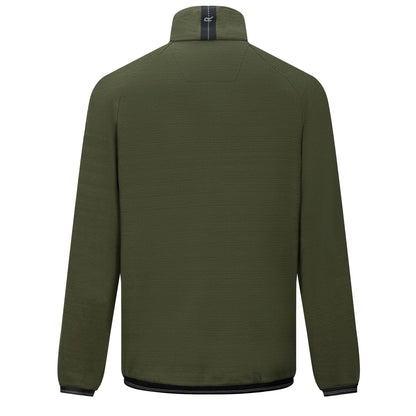 Dark Khaki - Back - Regatta Mens Malton Full Zip Fleece Jacket