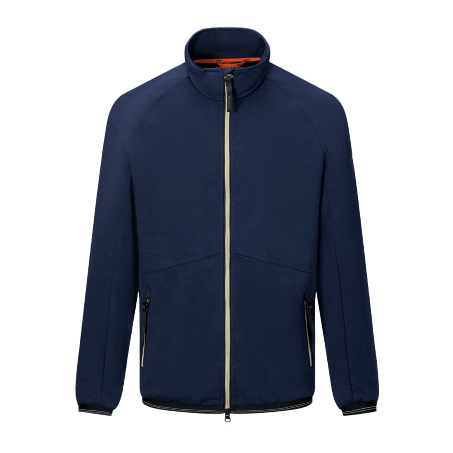 Navy - Front - Regatta Mens Malton Full Zip Fleece Jacket