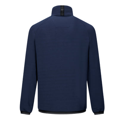 Navy - Back - Regatta Mens Malton Full Zip Fleece Jacket