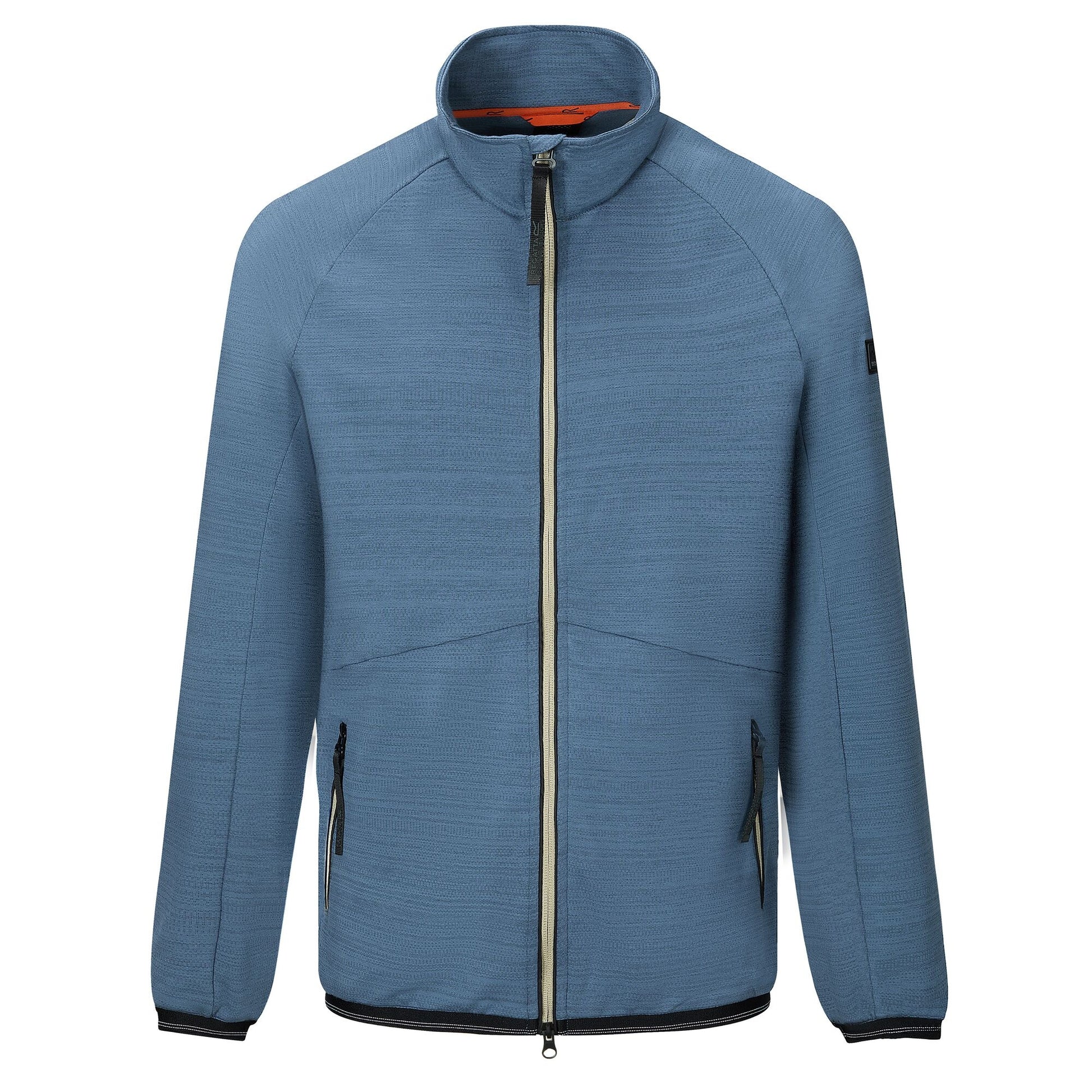 China Blue - Front - Regatta Mens Malton Full Zip Fleece Jacket