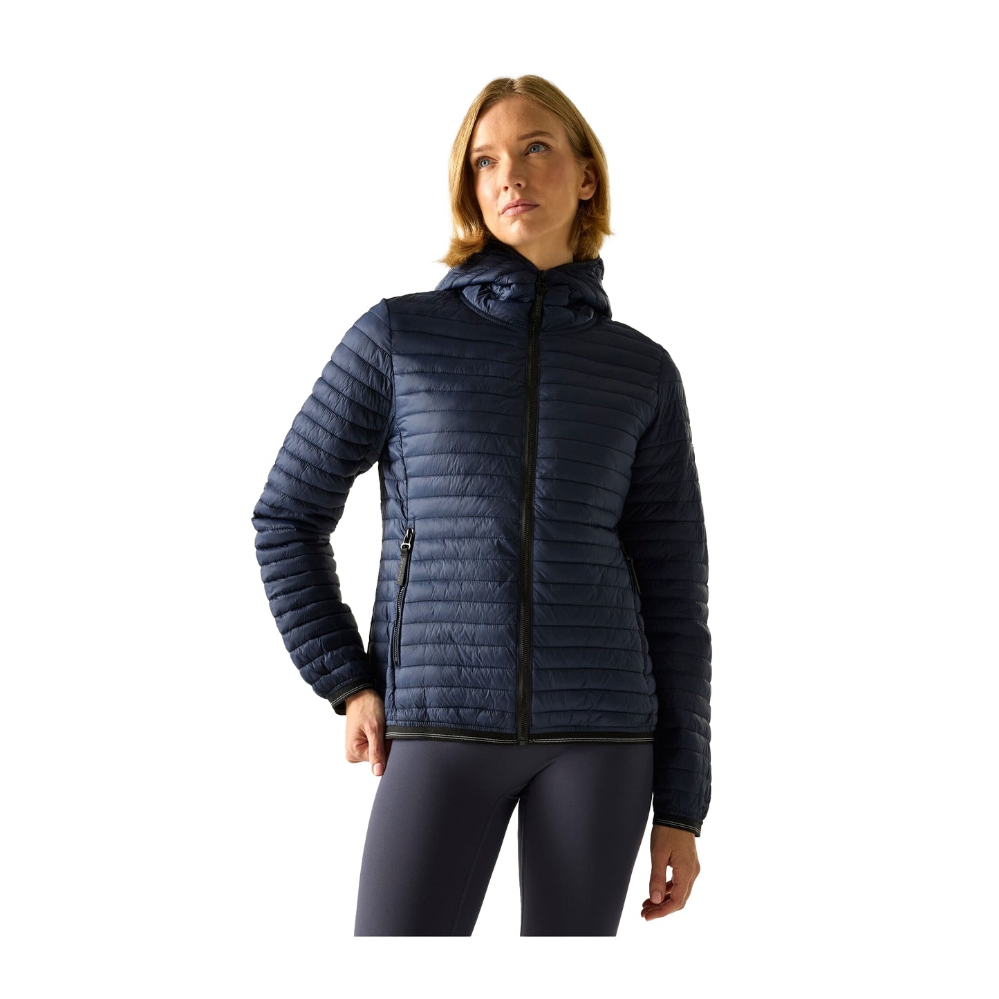 Navy - Lifestyle - Regatta Womens-Ladies Rigain Quilted Jacket