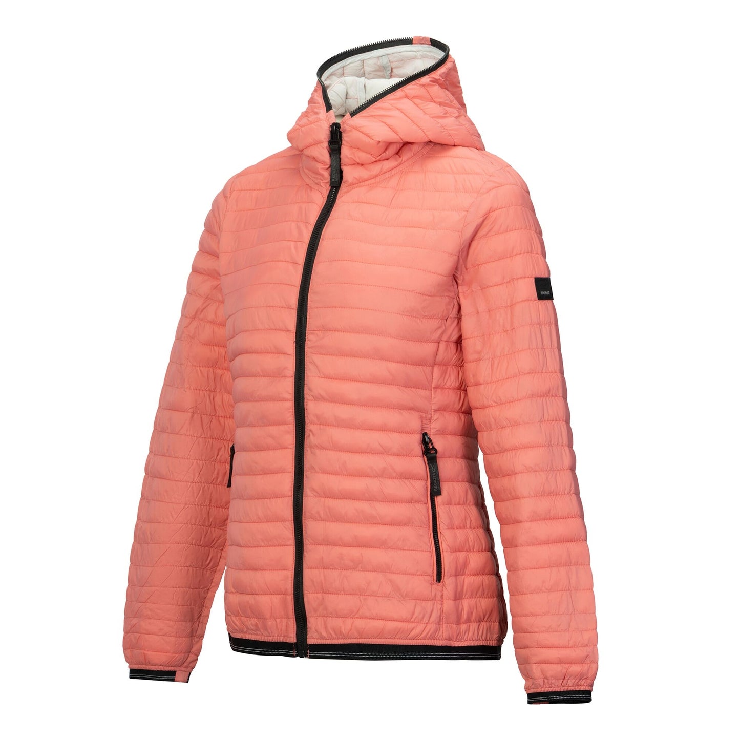 Peach Pink - Side - Regatta Womens-Ladies Rigain Quilted Jacket