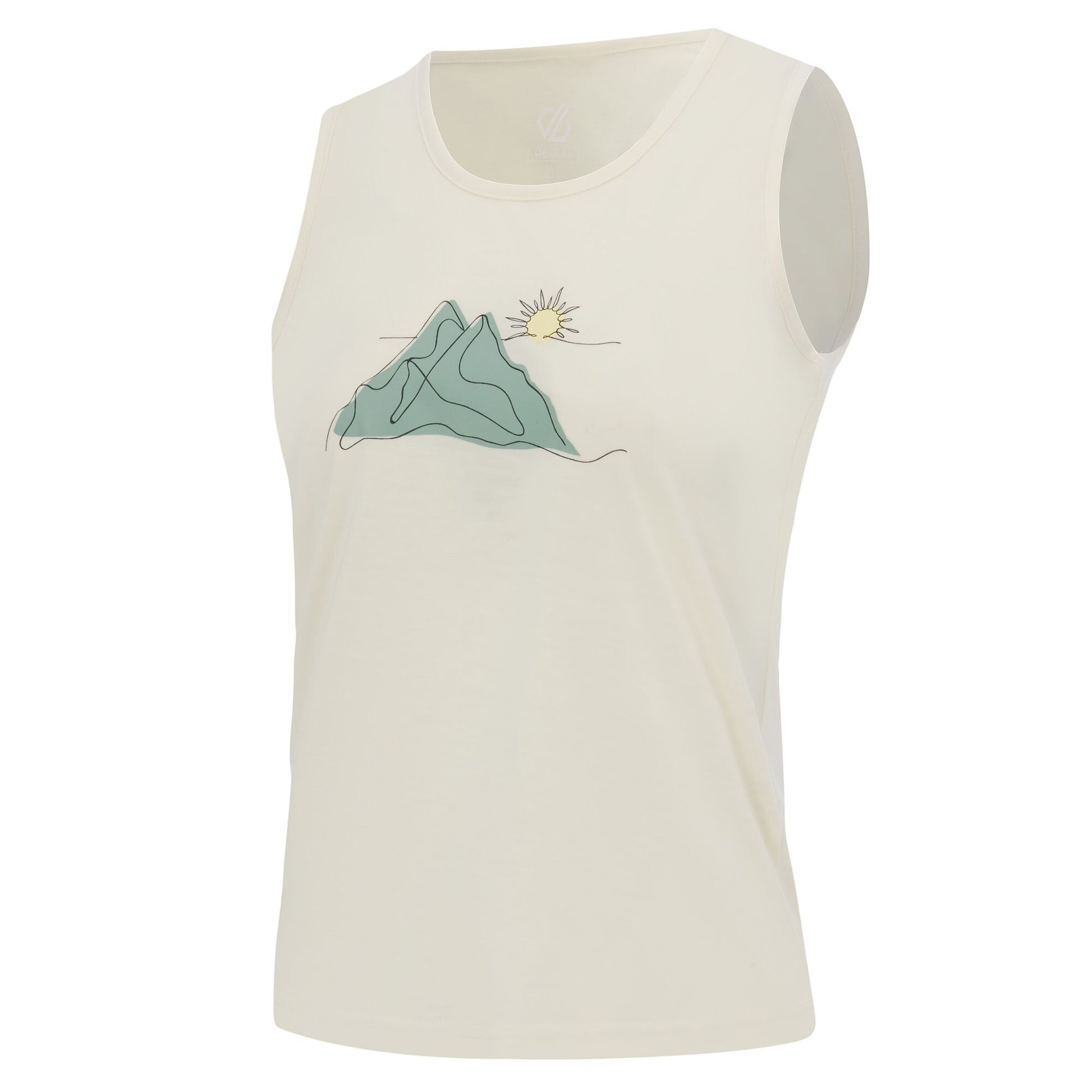 Almond Milk - Side - Dare 2B Womens-Ladies Harmonic Mountain Lightweight Tank Top
