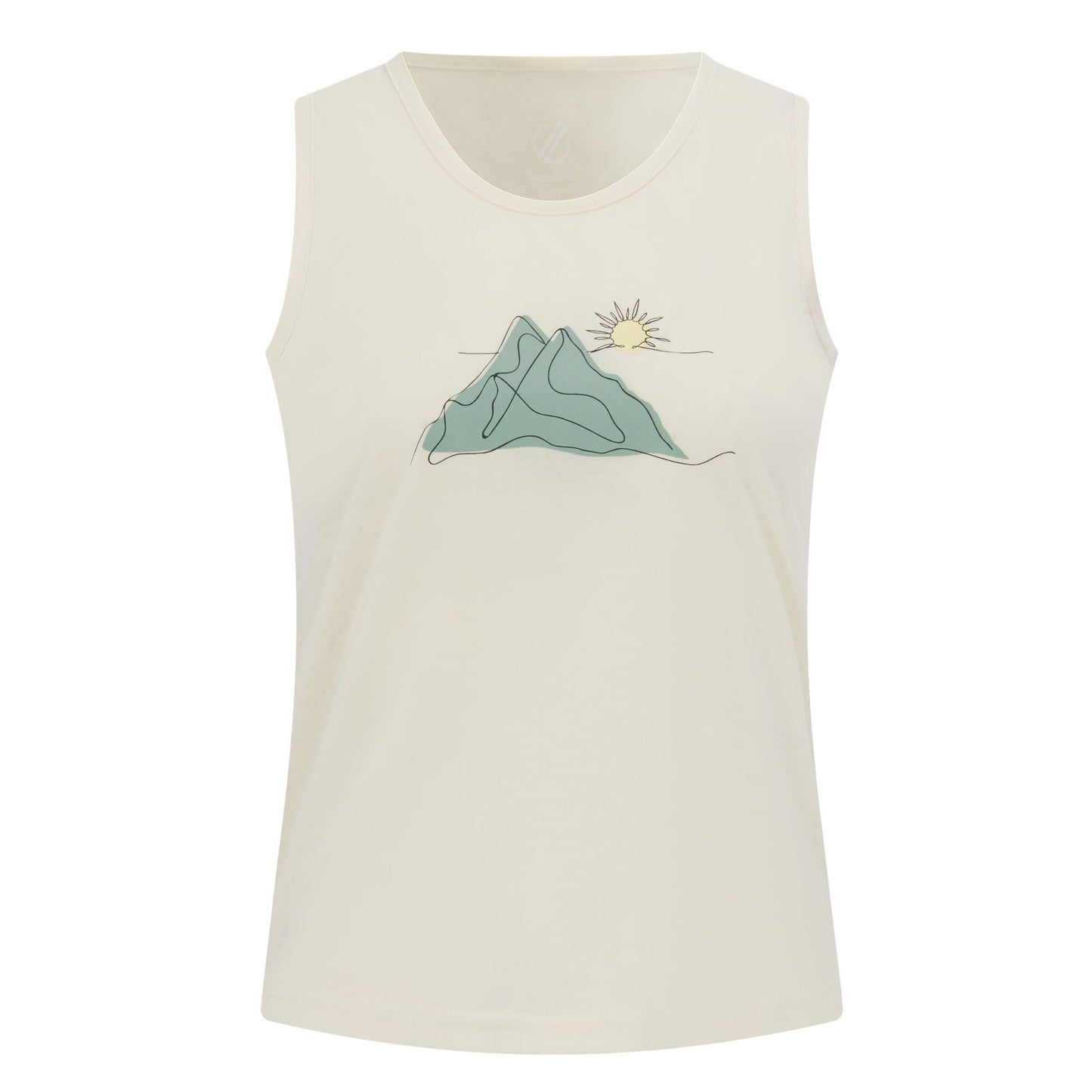 Almond Milk - Front - Dare 2B Womens-Ladies Harmonic Mountain Lightweight Tank Top