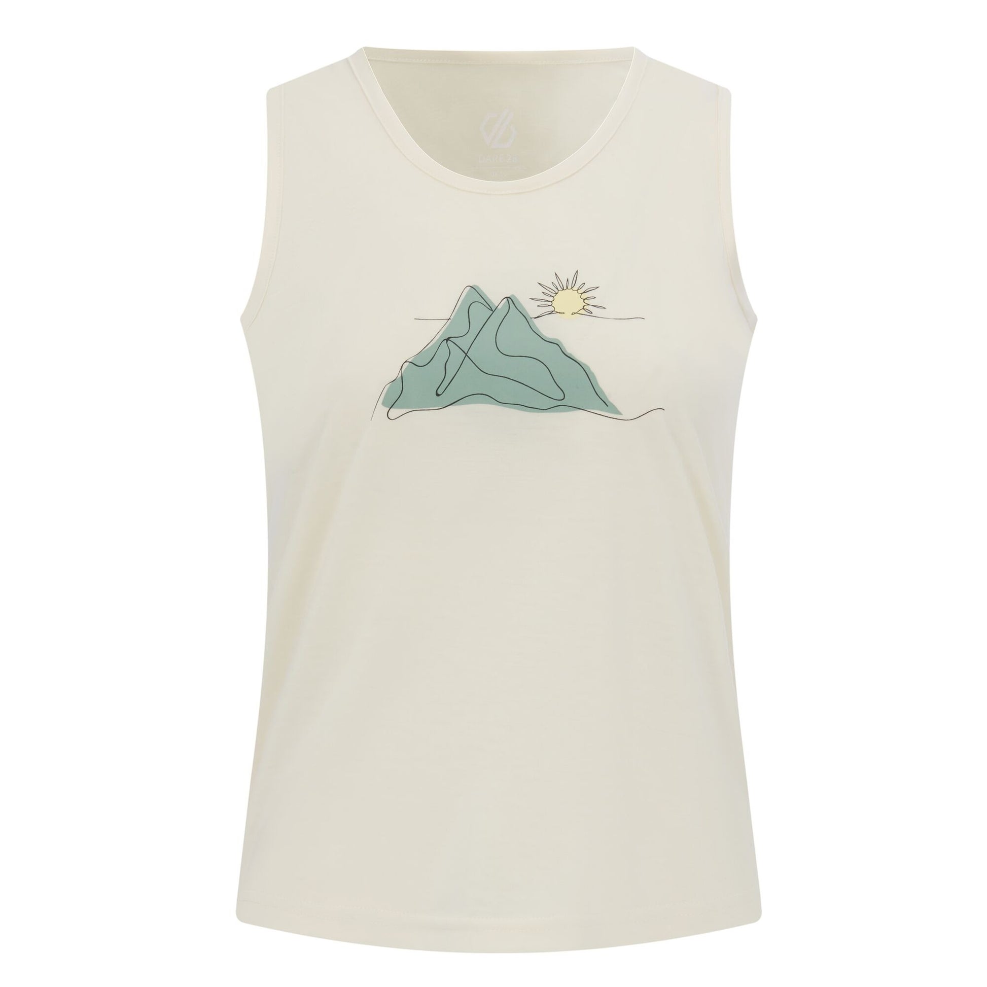 Almond Milk - Front - Dare 2B Womens-Ladies Harmonic Mountain Lightweight Tank Top
