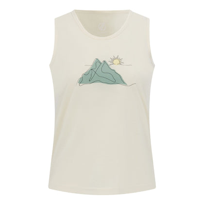 Almond Milk - Front - Dare 2B Womens-Ladies Harmonic Mountain Lightweight Tank Top