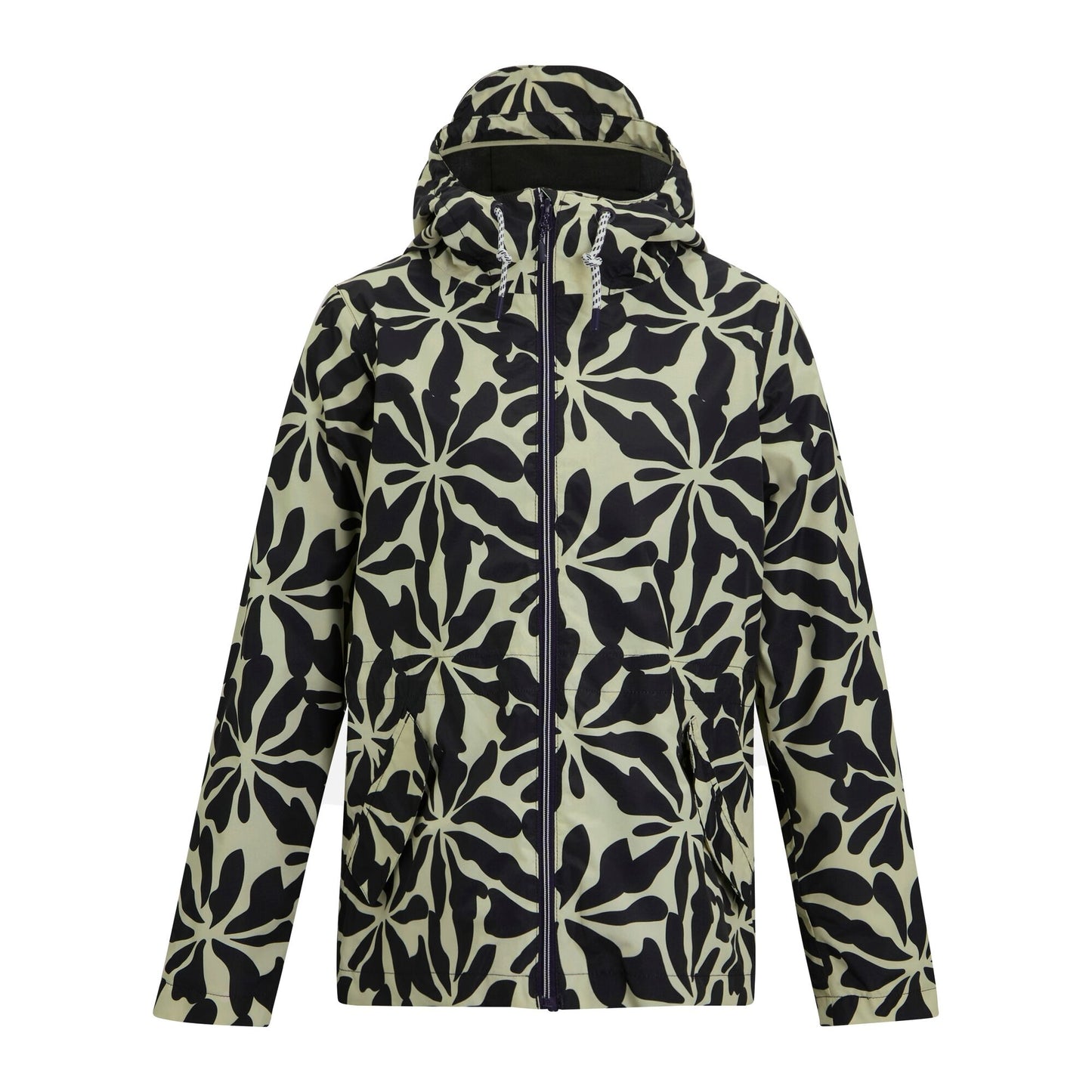 Multicoloured - Front - Regatta Womens-Ladies Bayletta Abstract Floral Waterproof Jacket