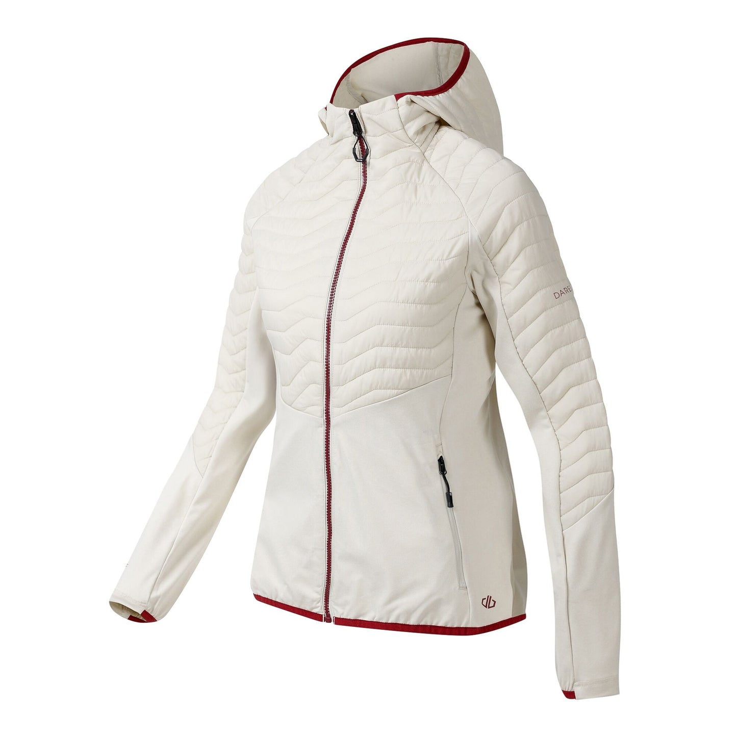 Almond Milk - Side - Dare 2B Womens-Ladies Air Lite Hybrid Jacket