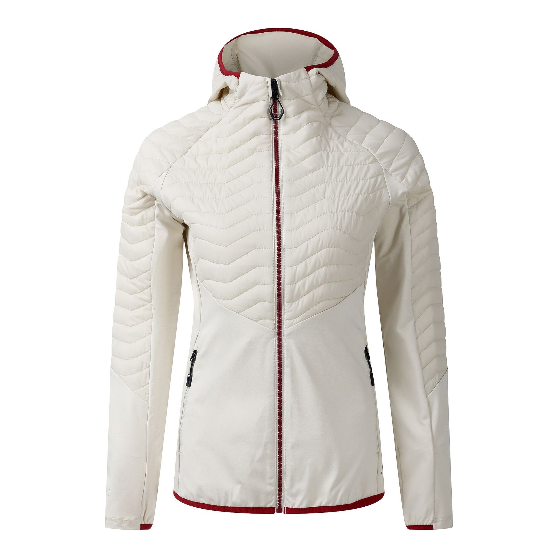 Almond Milk - Front - Dare 2B Womens-Ladies Air Lite Hybrid Jacket