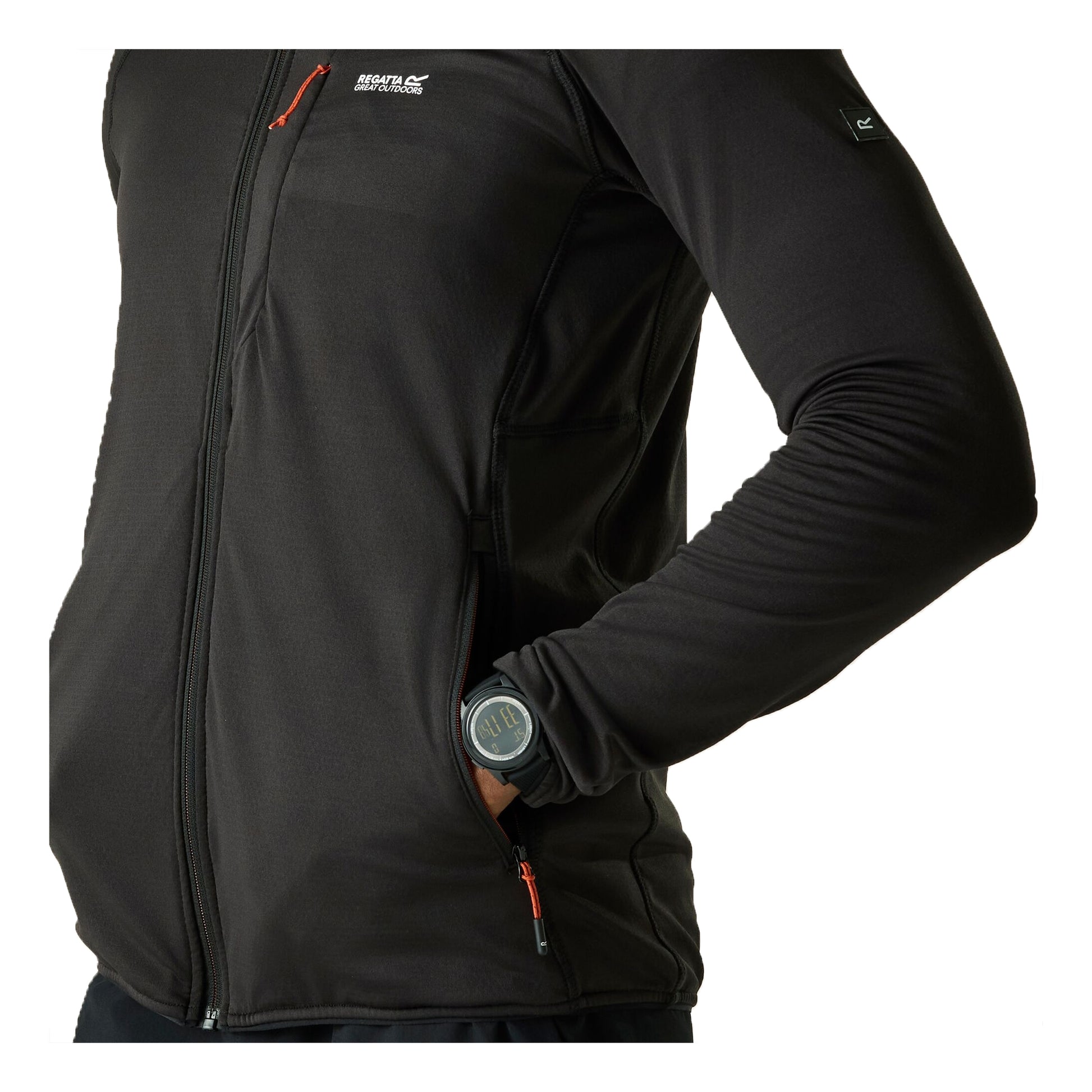 Black - Side - Regatta Mens Kadley Midlayer