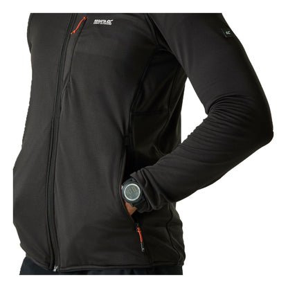 Black - Side - Regatta Mens Kadley Midlayer