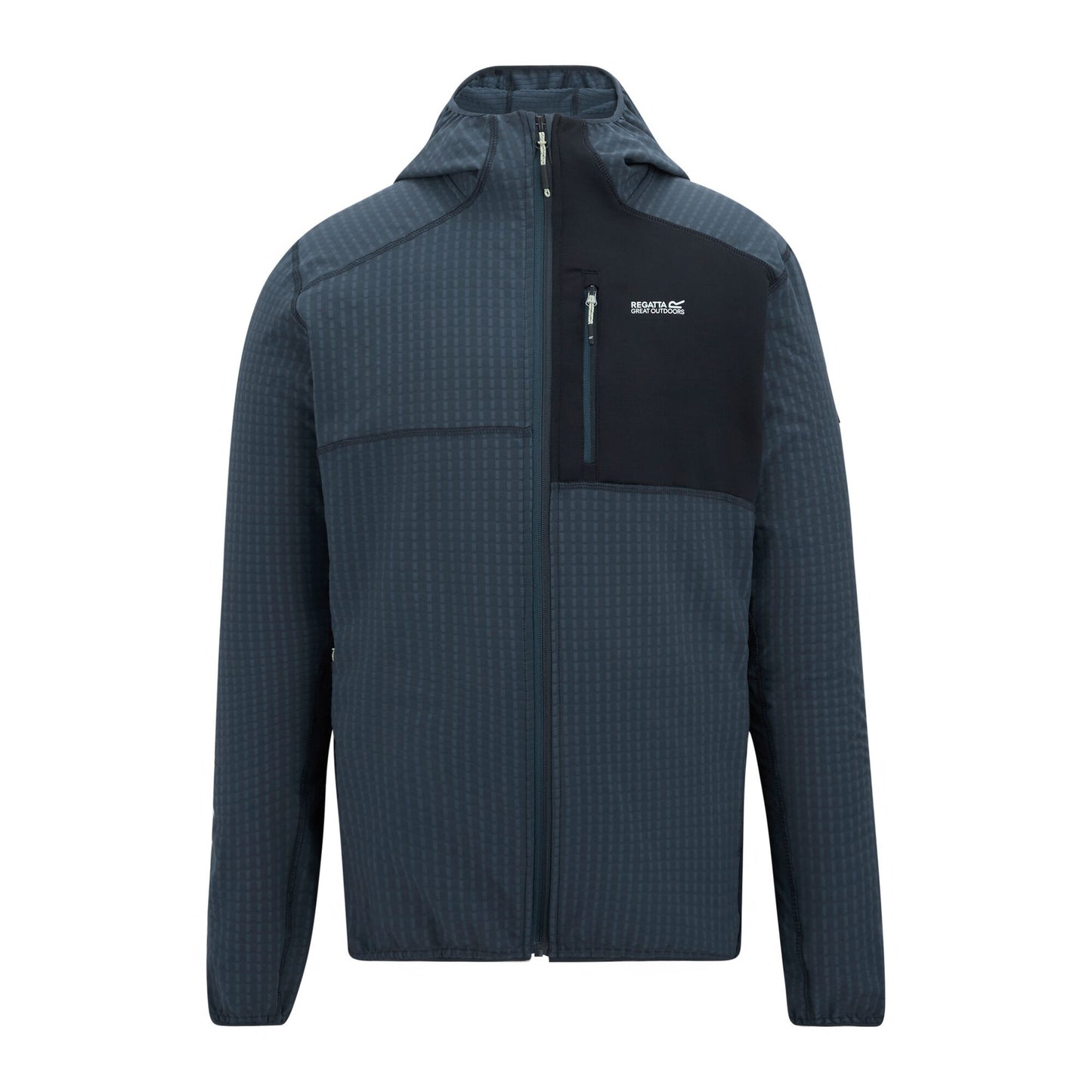 Night Sky-Navy - Front - Regatta Mens Alven Full Zip Fleece Jacket