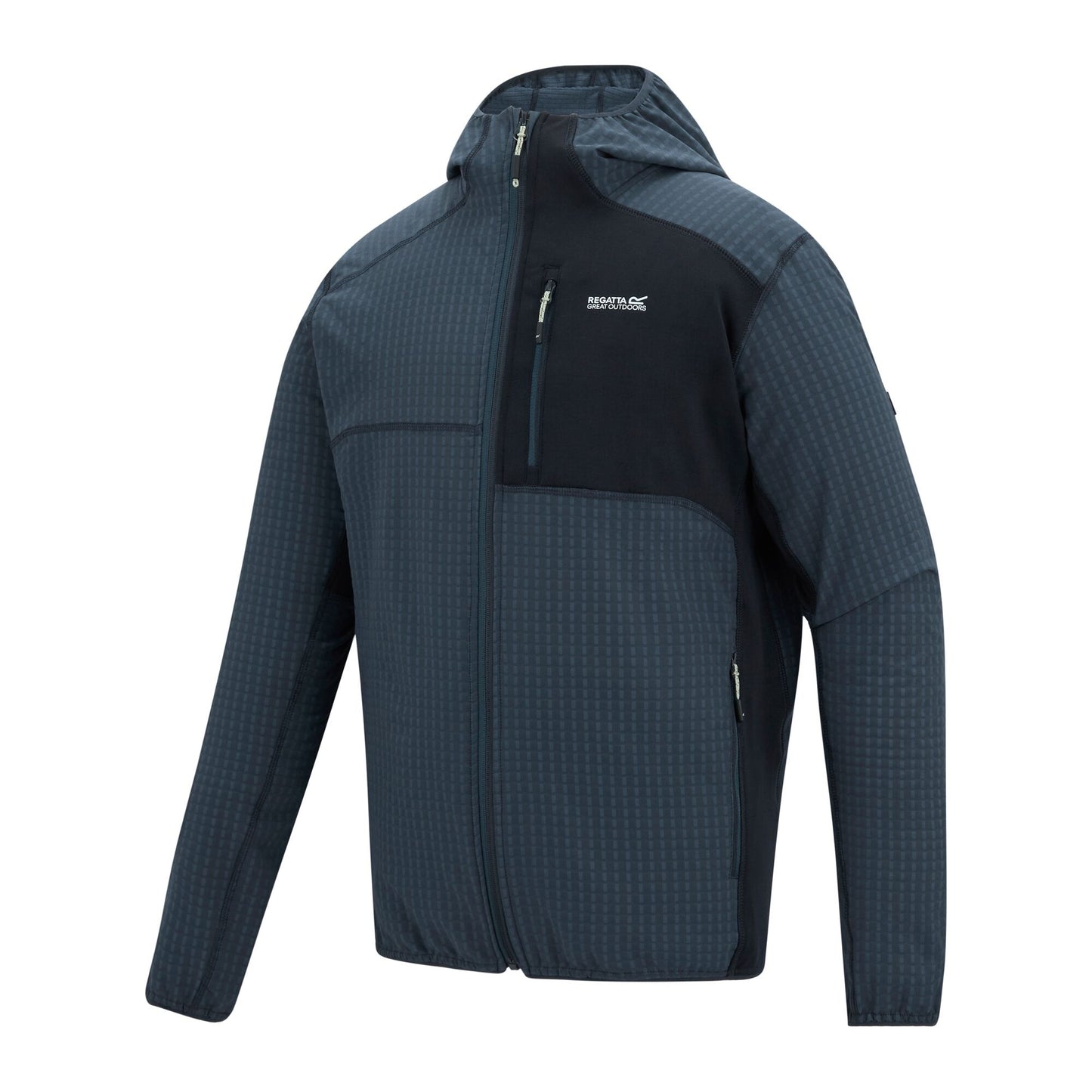 Night Sky-Navy - Side - Regatta Mens Alven Full Zip Fleece Jacket
