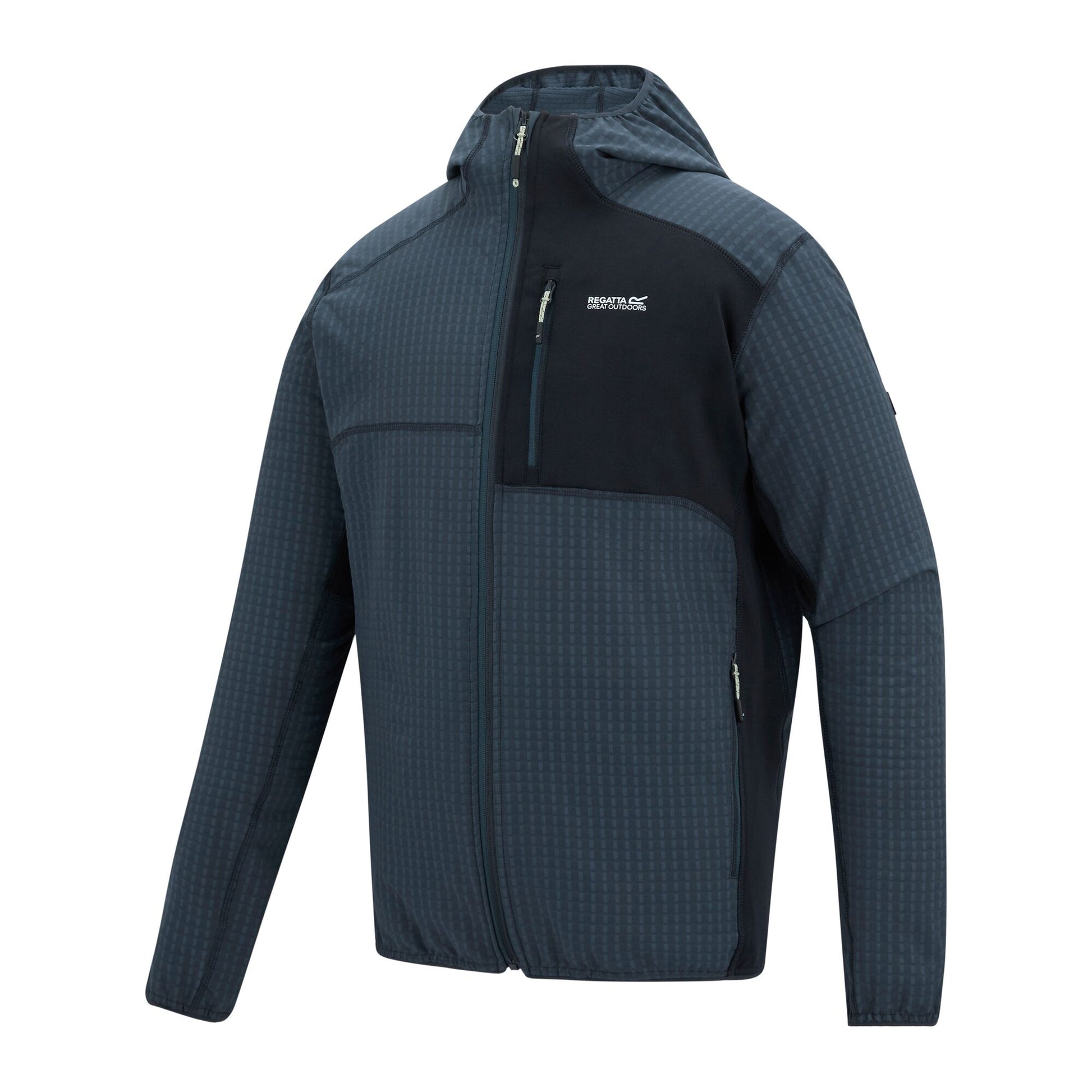 Night Sky-Navy - Side - Regatta Mens Alven Full Zip Fleece Jacket