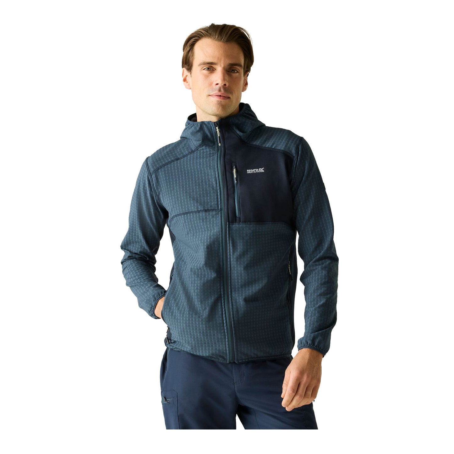 Night Sky-Navy - Lifestyle - Regatta Mens Alven Full Zip Fleece Jacket