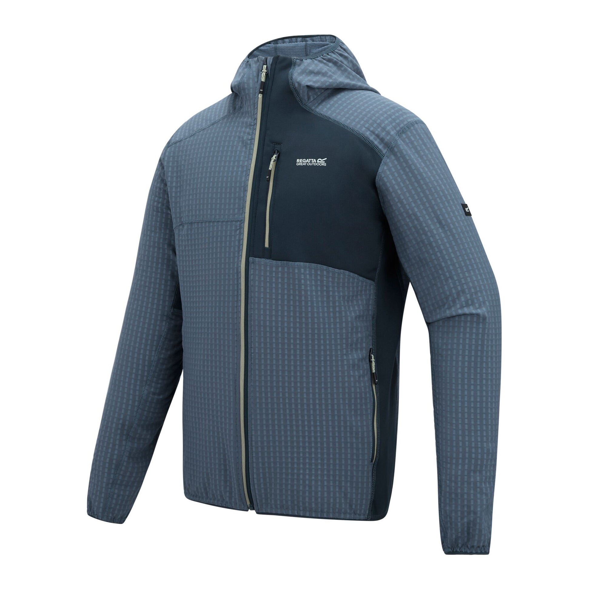 China Blue-Night Sky - Side - Regatta Mens Alven Full Zip Fleece Jacket