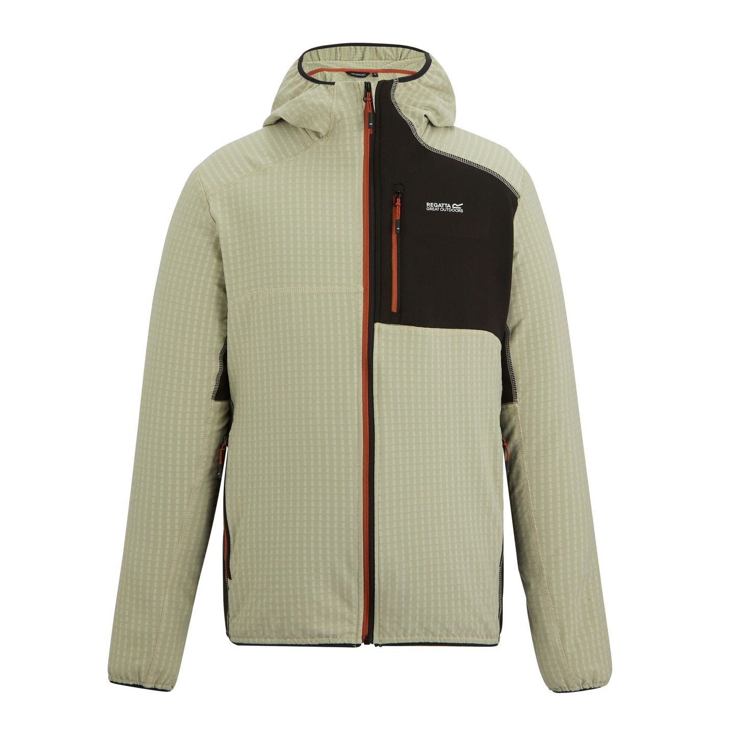 Abbeystone-Black - Front - Regatta Mens Alven Full Zip Fleece Jacket