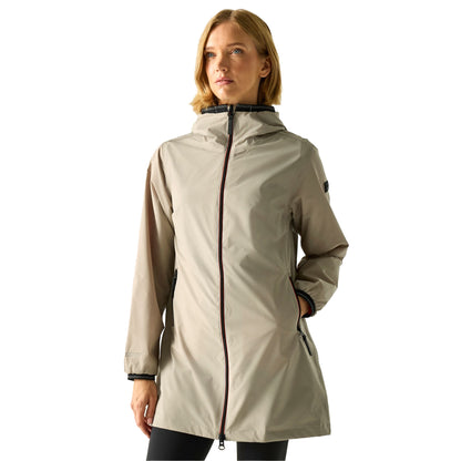 Parchment - Lifestyle - Regatta Womens-Ladies Lenika Waterproof Jacket